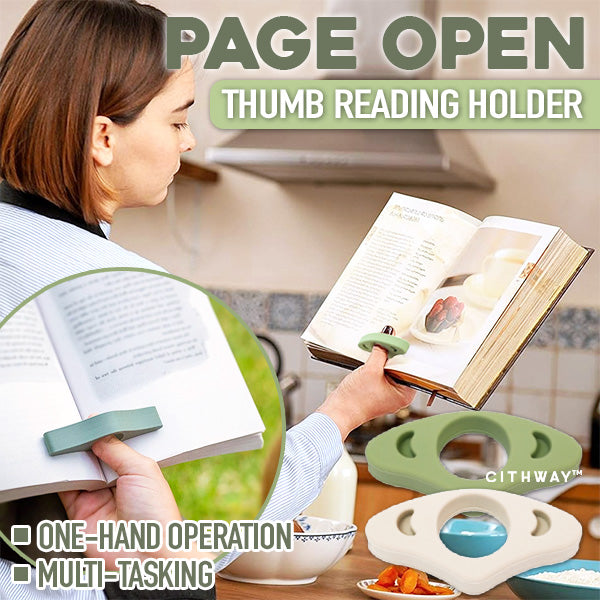 Cithway™ Open Page Silicone Thumb Reading Holder