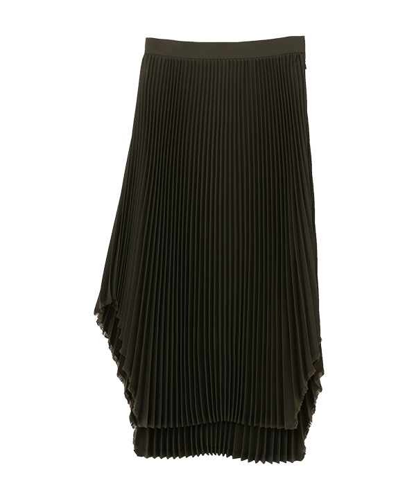 ビューティフルピープルのブラックのプリーツスカート