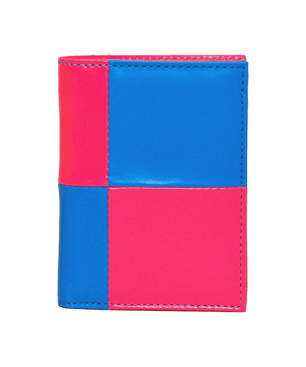 コムデギャルソンウォレットのピンクとブルーの財布