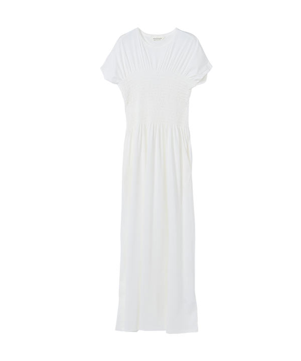 ビューティフルピープルの白のハイゲージスーピマシャーリングドレス