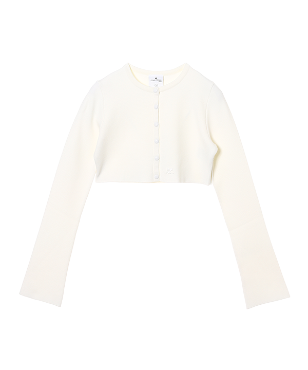 Mix and Match #39 Courrèges｜Milano Knit Cropped Cardigan