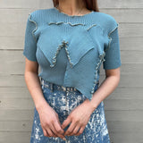 Short Sleeve Knit-kotohayokozawa-Forget-me-nots Online Store