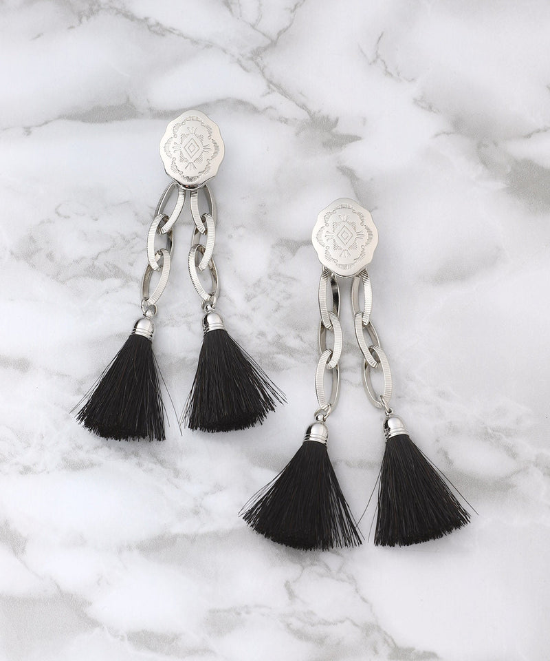 TOGA PULLA / CHAIN FRINGE EARRINGS fkip.unmul.ac.id