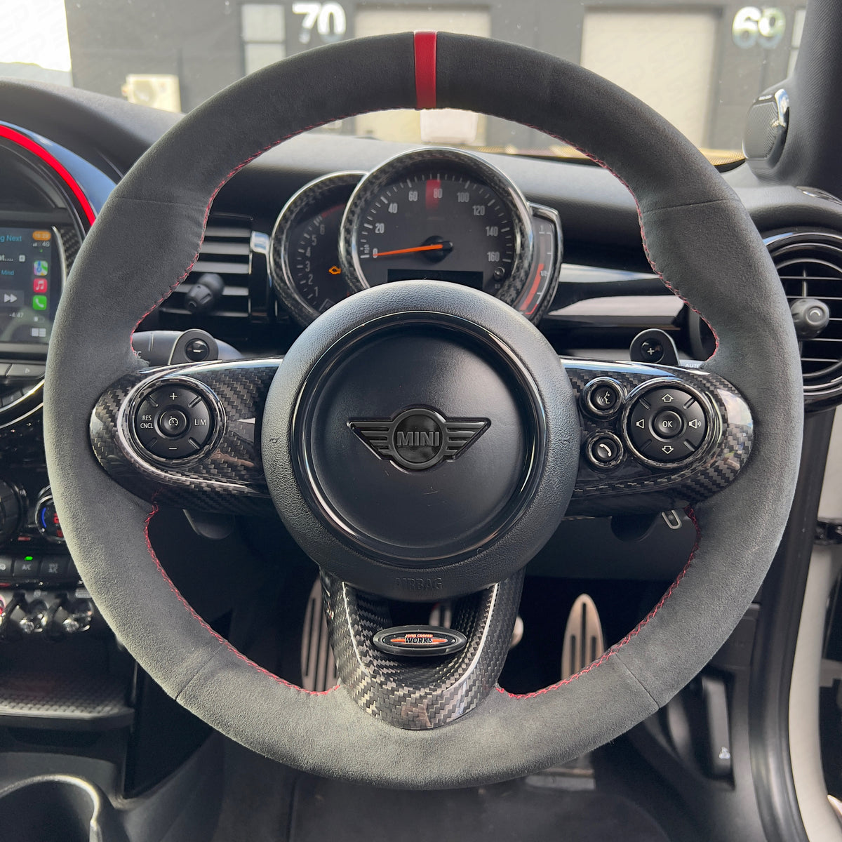 MINI F-Series Sport / JCW Steering Wheel Cover - SCP Automotive