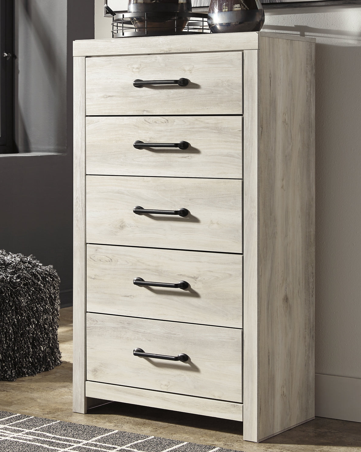 cambeck king panel bed with 2 storage drawers