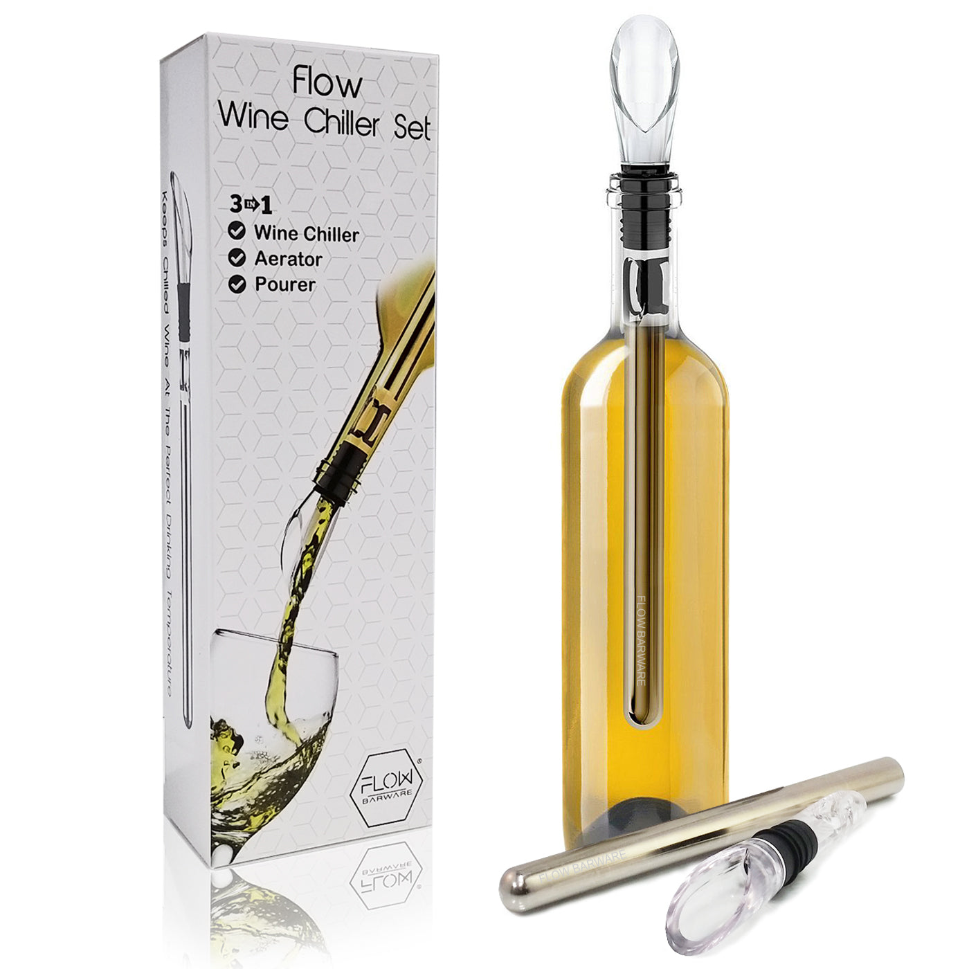 FLOW Wine Chiller Stick, FLOW Barware®