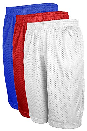 mesh basketball shorts with pockets