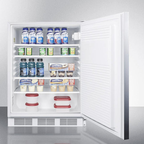 Accucold 24" Wide All-Refrigerator with Horizontal Handle