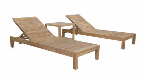 Anderson Teak South Bay Glenmore 3-Pieces Lounger Set - Set-276