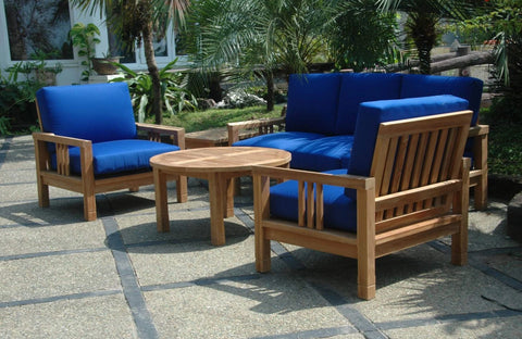 Anderson Teak SouthBay Deep Seating 5-Pieces Conversation Set C - Set-255