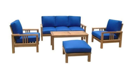 Anderson Teak SouthBay Deep Seating 6-Pieces Conversation Set A - Set-253