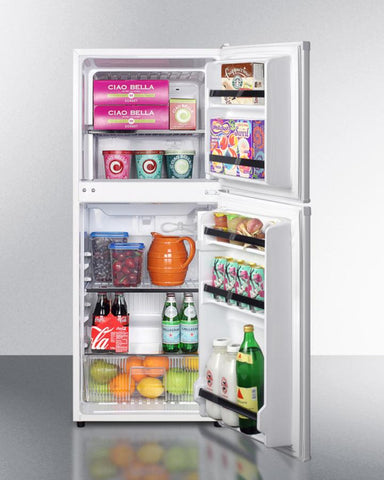 Summit 19" Wide Two-Door Refrigerator-Freeze