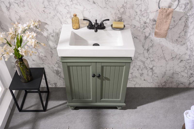 Green 24 Inch Bathroom Vanity