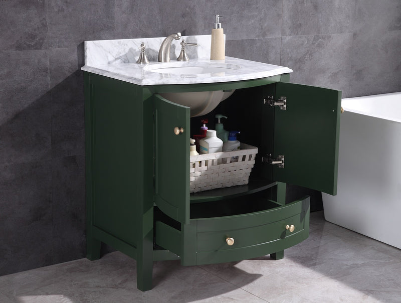 Vogue Green Bathroom Vanity