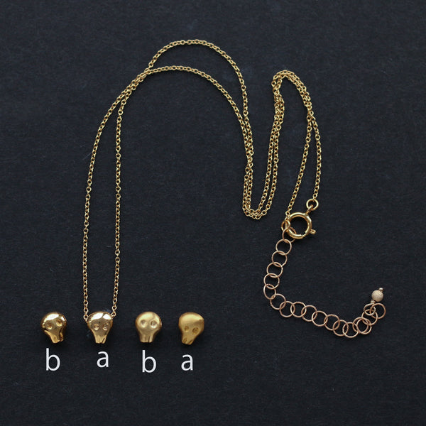 おとぼけスカルのネックレス – leap Jewellery