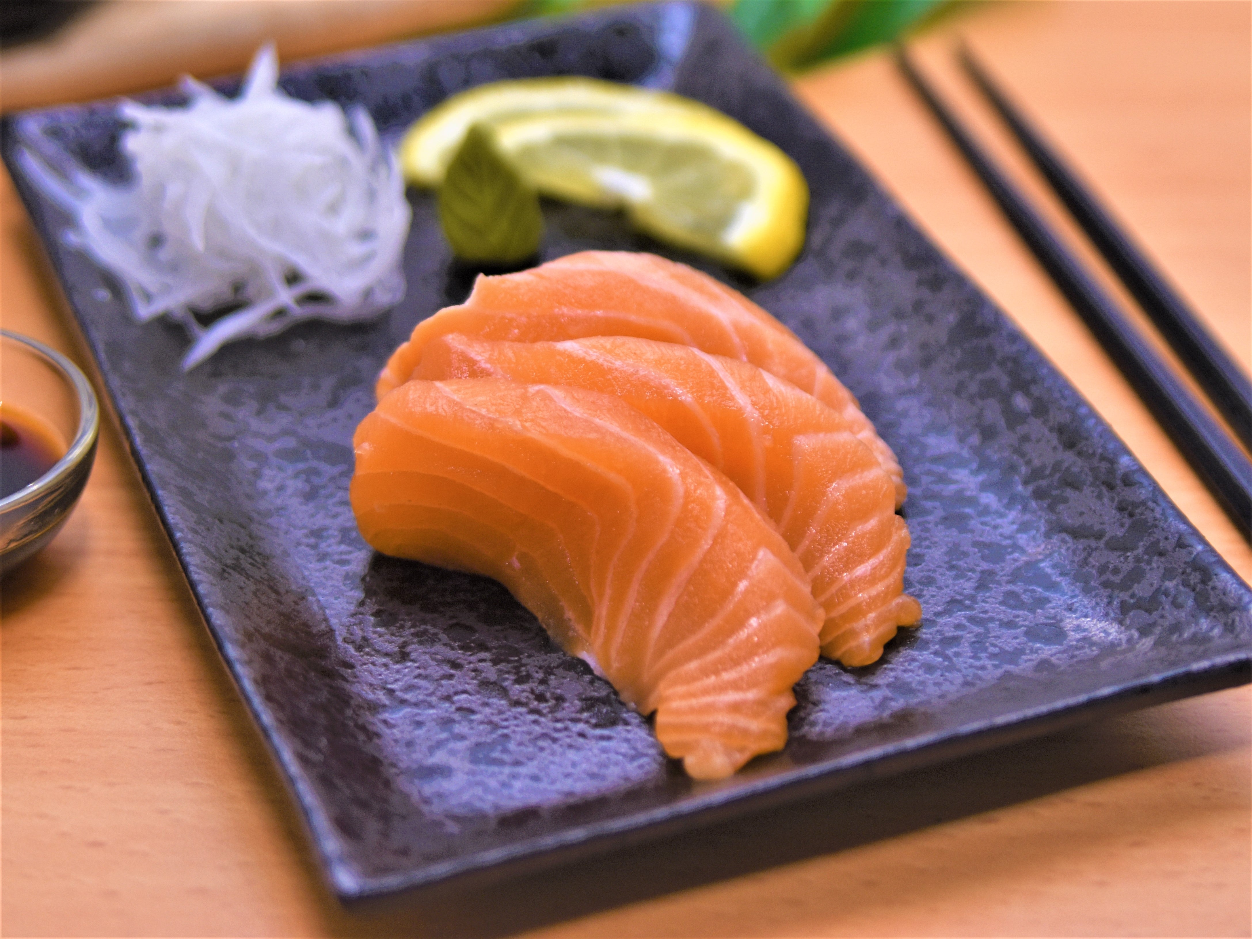 Salmon Sashimi / Shake Sashimi (3 pcs) | Sushi Delivery Malaysia