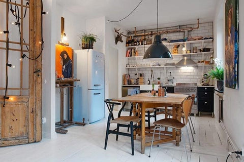 eclectic scandi home