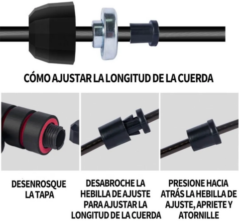 Cuerda para saltar ajustable Bulldozer corda de pular, corda