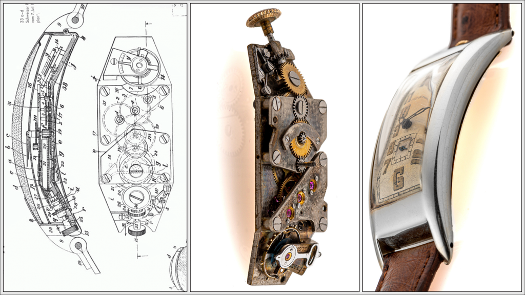 Movado Polyplan - patent, watch and movement