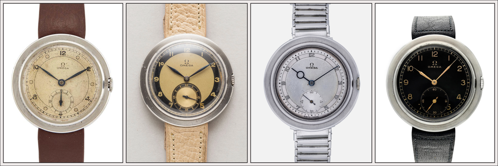 Four Examples of the vintage Omega ref. CK 2013 DIsco Volante