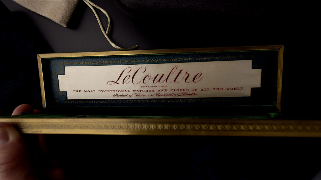 A vintage LeCoultre box from the 1950s