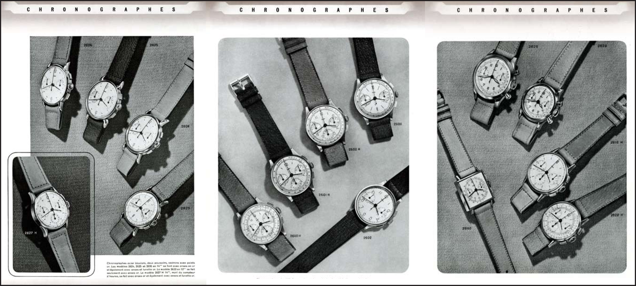 Jaeger chronograph advertorial from the mid 20th Century