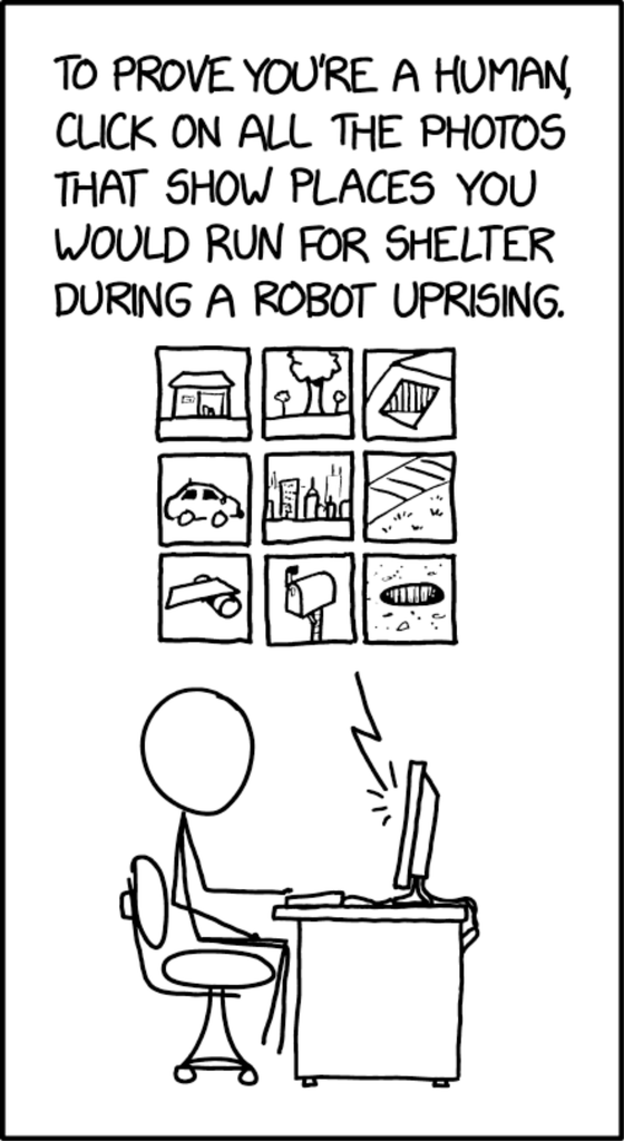 Machine Learning Captcha from xkcd