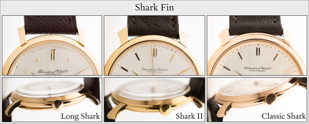 Examples of Shark Fin Lug IWC Cal. 89 vintage watches