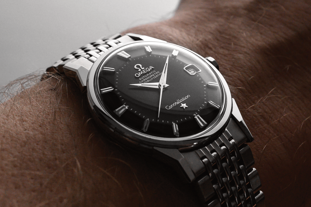 1960s vintage Omega Constellation 14902 with black dial
