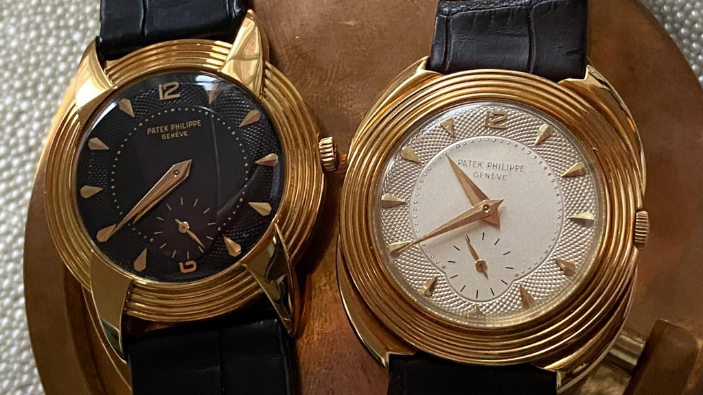 Two Style 4 dial versions of the Patek Philippe Turtle references 2549 & 2550