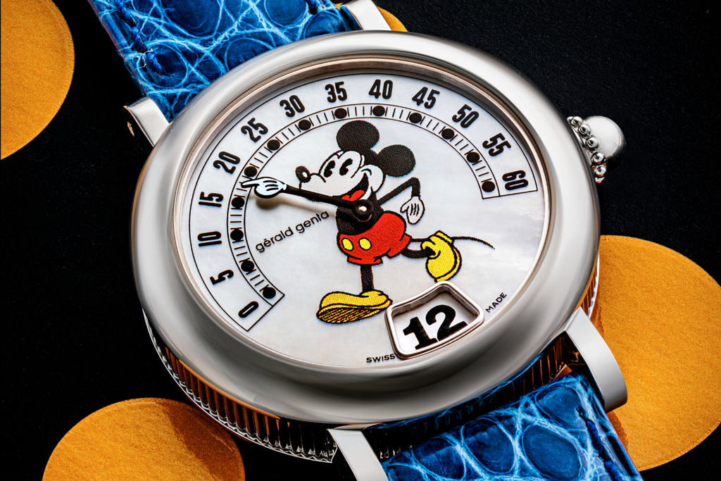 Gerald Genta Retrograde with Disney's Mickey Design