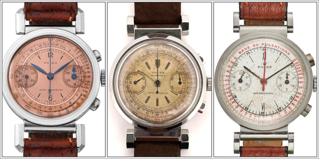 Special Executions of the Non-Oyster Rolex Chronograph Series from 1937