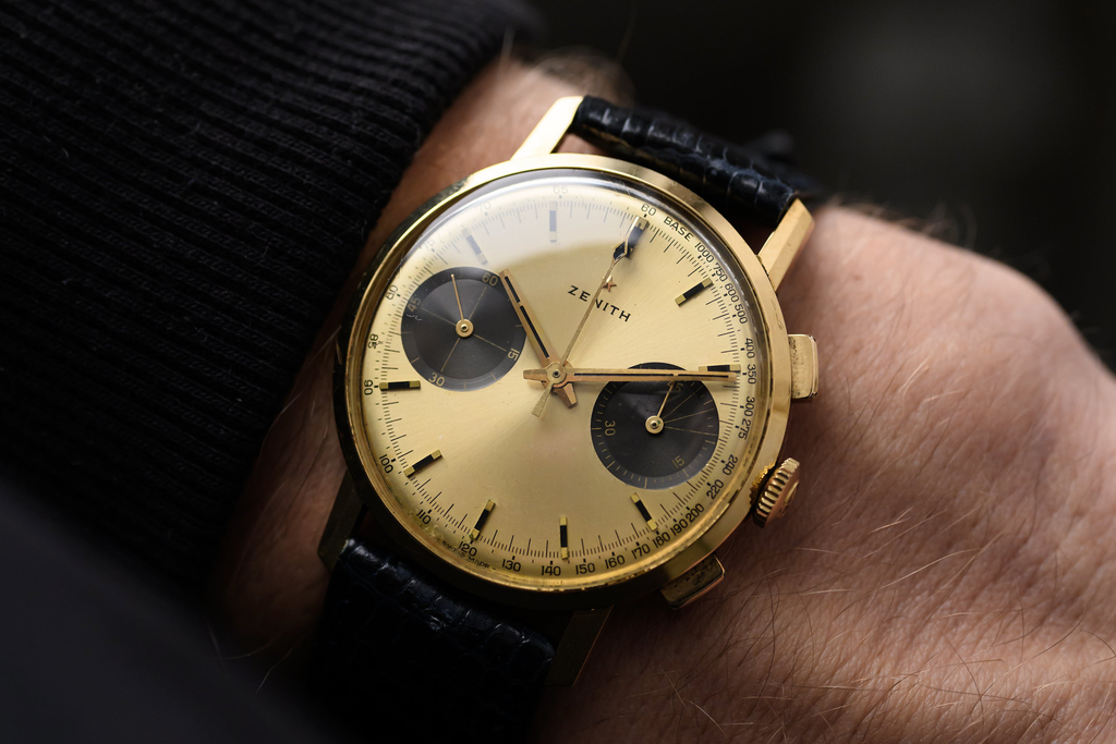 golden Panda Zenith Martel chronograph