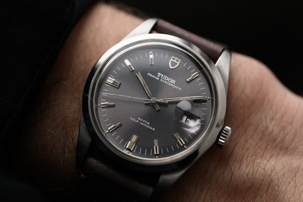 Jumbo sized Tudor Oysterdate in grey