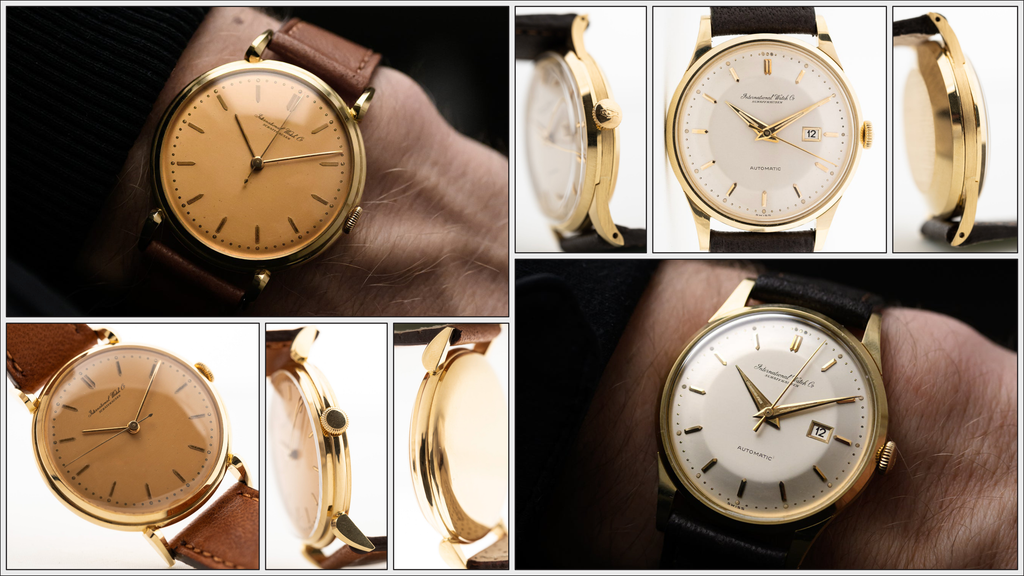 Several examples of vintage watches with cases made by Wyss Co