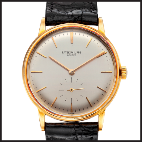 Rare yellow gold Patek Philippe ref. 2526 on a Gay Freres Bracelet