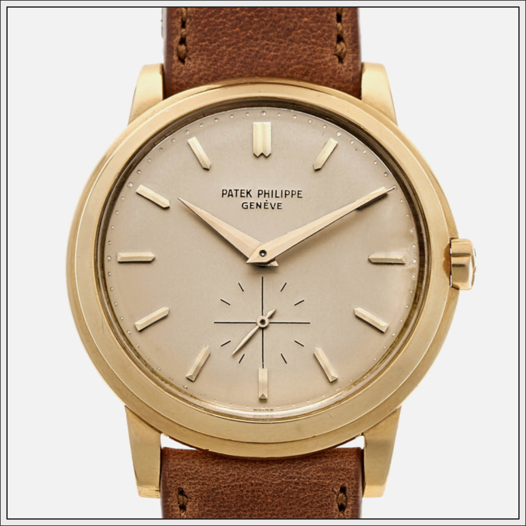 Disco Volante vintage Patek Philippe ref. 2552 in yellow gold