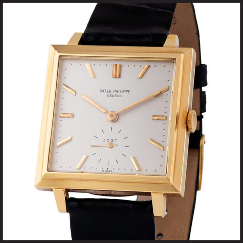rare 1960s vintage Patek Philippe ref. 3485 with square case - from Monaco Legend Group
