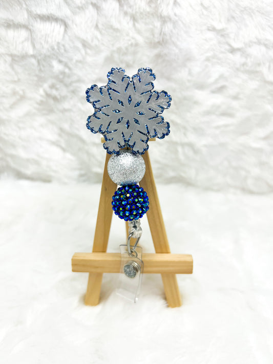 Snowman Glitter Face Badge Reel – Simple Soul Creations