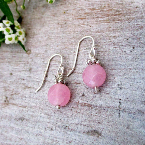 Pink Jade Earrings for Netflix Series MAID