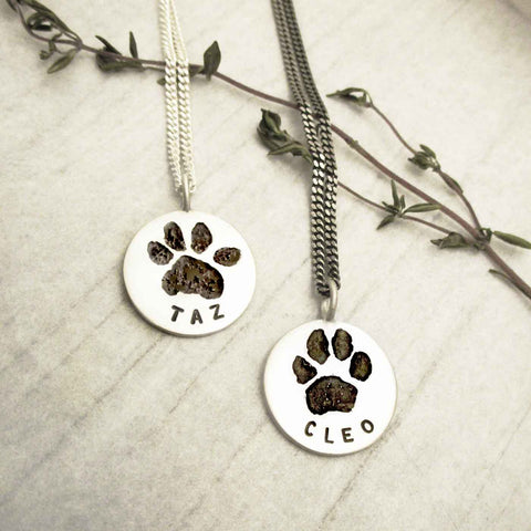 paw print jewelry