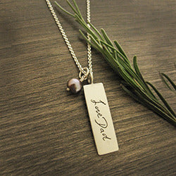 Love Dad Signature Necklace