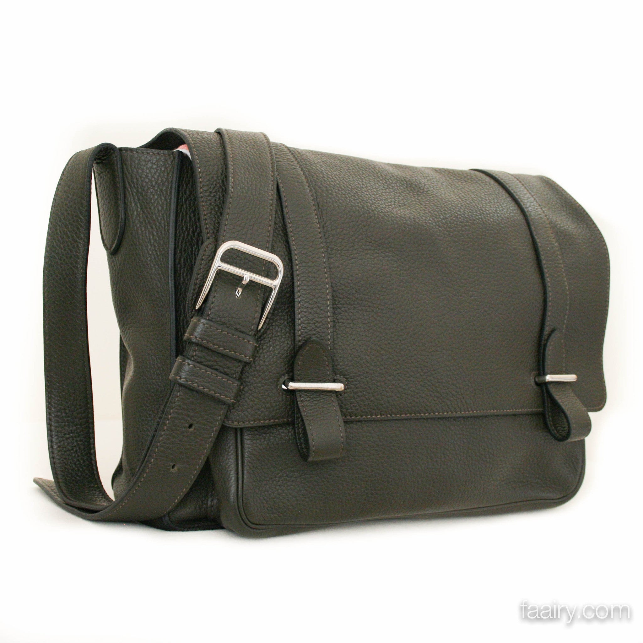 hermes messenger bag price