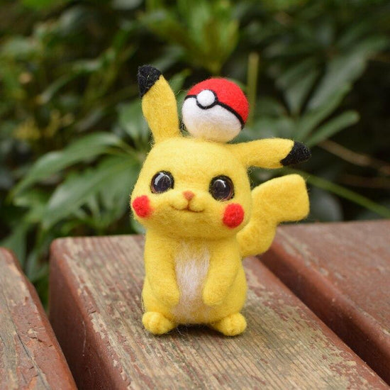 Needle Felt Pikachu Pokemon Needle Felting Kits