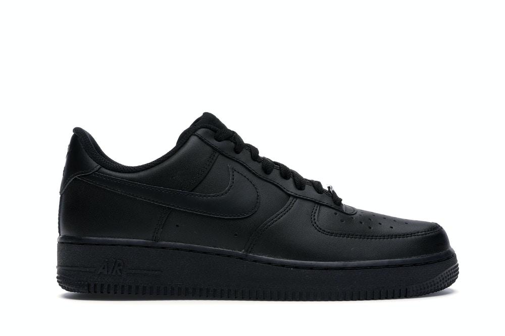 nike air force 1 07 black sole