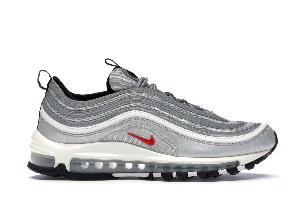 nike mens air max 97 silver bullet