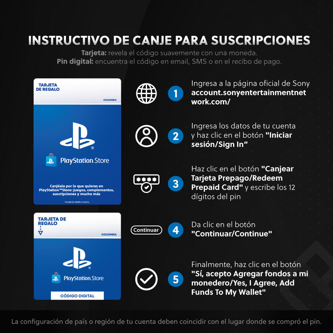 CÓMO CANJEAR CÓDIGOS PREPAGO PLAYSTATION EN COLOMBIA