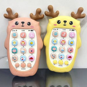 Baby Phone Toys Bilingual Telephone Teether Music Voice Toy Early Educational Learning Machine Electronic Children Gift Baby Toy - toysvendor