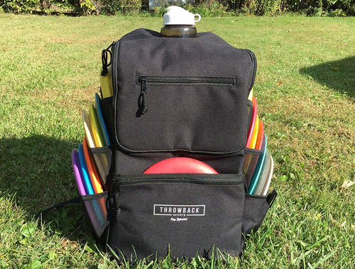 Amazon.com : Throwback All Day Pack - Disc Golf Backpack With Oversize  Cooler Built-in - Frisbee Disc Golf Bag With 16 Disc Capacity : Sports &  Outdoors