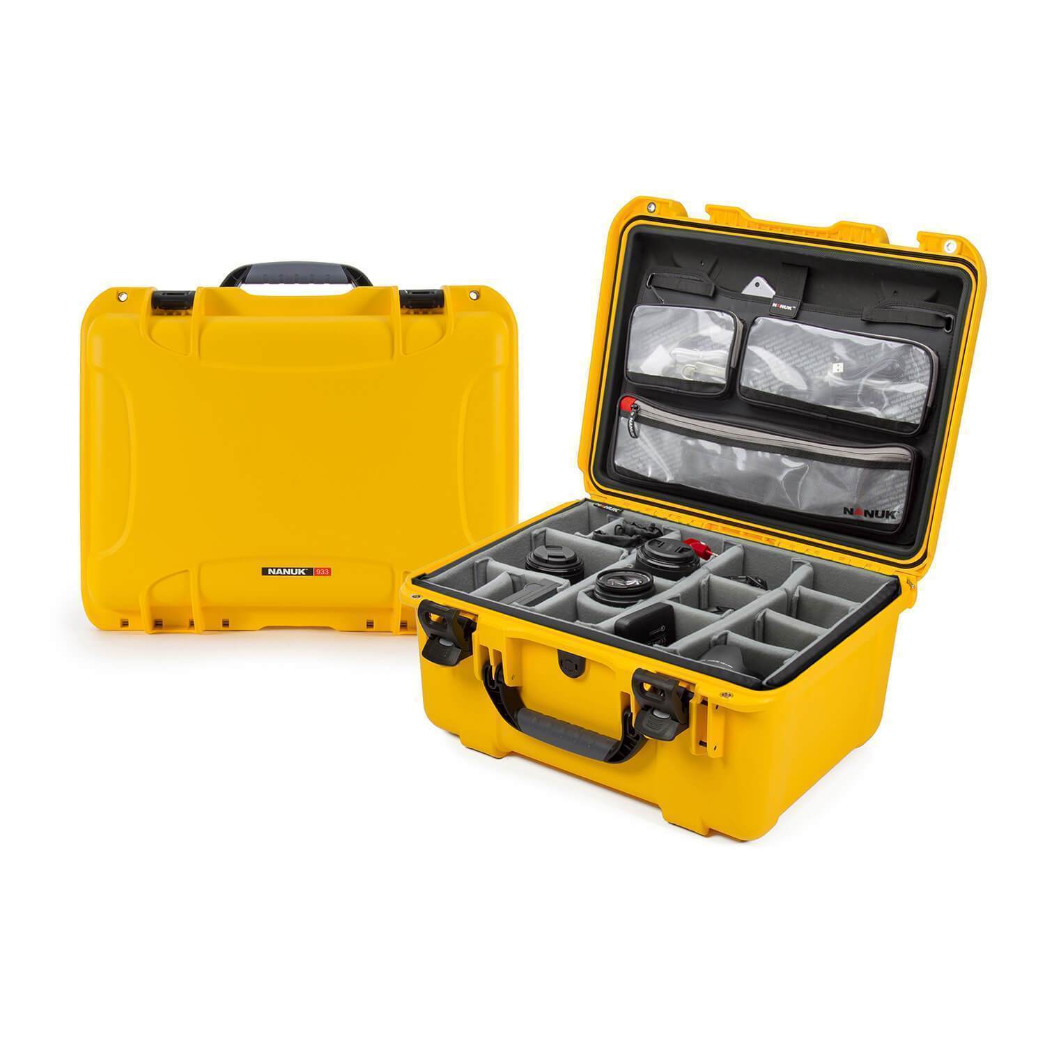 Valise Nanuk 903 Jaune avec mousse - 52,48 € HT